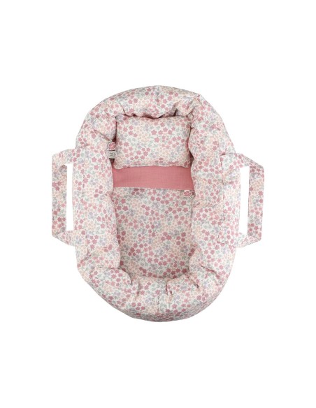 Capazo con Ropa de Cama Para Muñeca Little Dutch