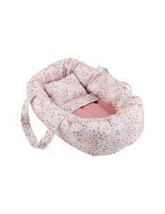 Capazo con Ropa de Cama Para Muñeca Little Dutch