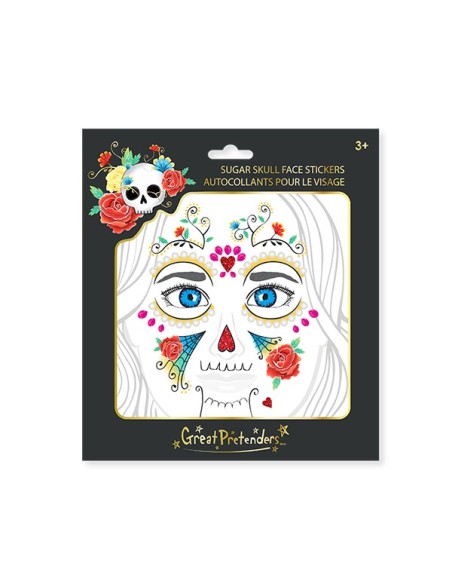 Pegatinas con cara de Skull