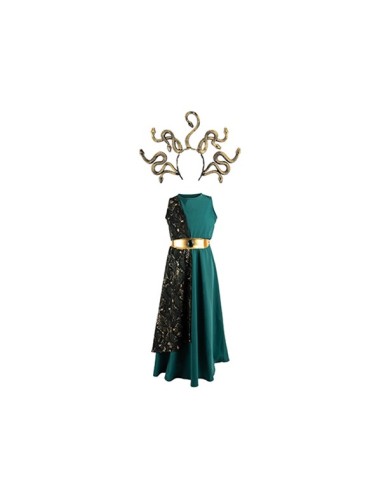 Vestido de Medusa con diadema