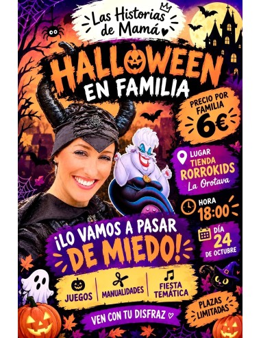 Taller Halloween con Las Historias de Mamá