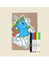 Reutilizable Tarjeta Creativa - Unicornio