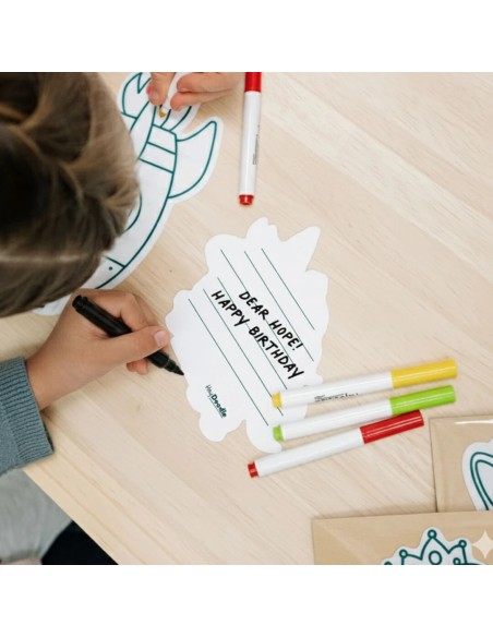 Reutilizable Tarjeta Creativa - Unicornio