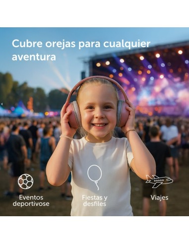 Earmufs Bebé y Junior - Rosa