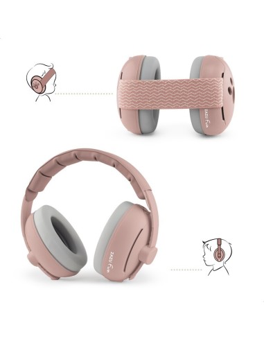 Earmufs Bebé y Junior - Rosa
