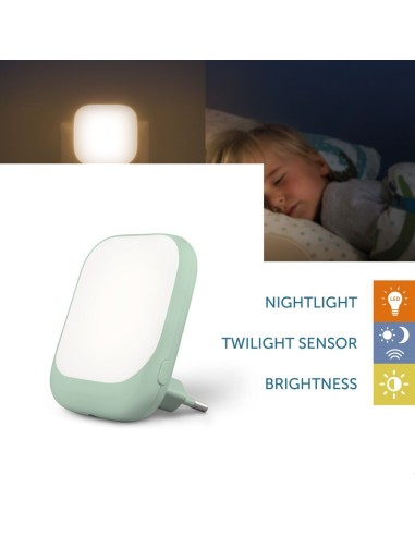 Luz de compañia enchufe - Azul