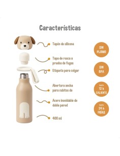 ZAZU - Botella térmica DOG 2