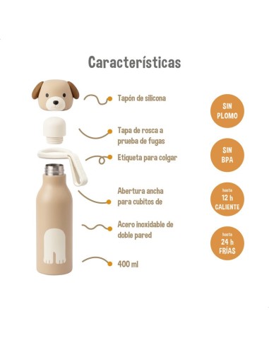 ZAZU - Botella térmica DOG