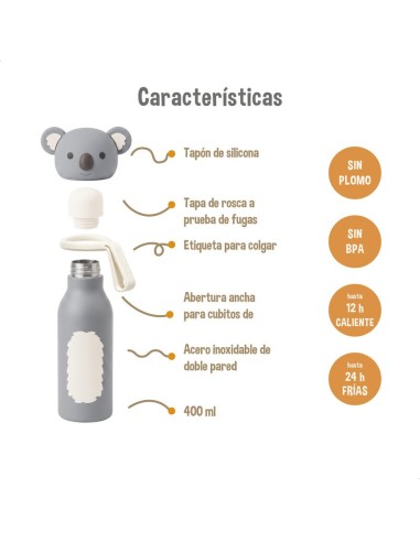 ZAZU - Botella térmica KOALA