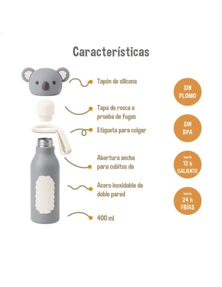 ZAZU - Botella térmica KOALA