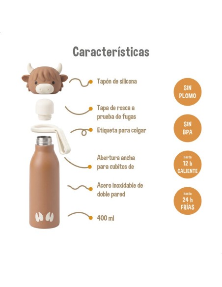 ZAZU - Botella térmica BUFALO