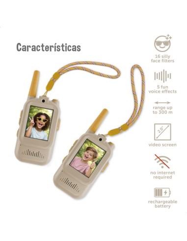 ZAZU - Video Walkietalkie - color Taupe