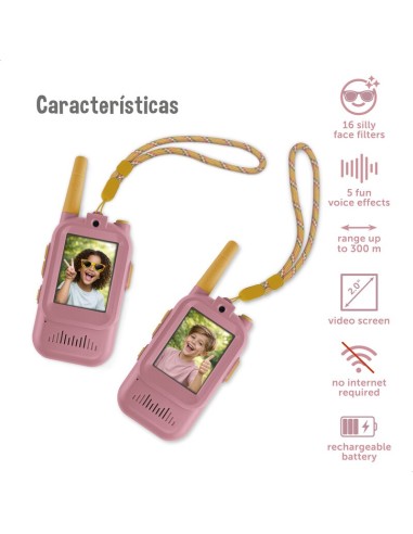 ZAZU - Video Walkietalkie - color Rosa