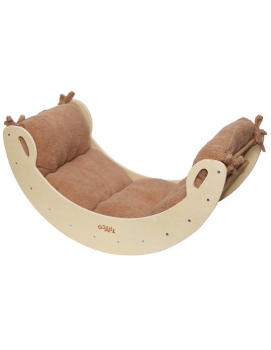 Colchón para arco de escalada de madera - tourón bouclé