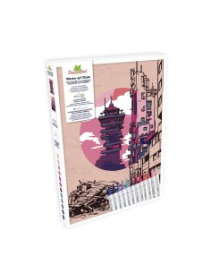 Maker art studio - Marcadores por número 4 KIT ADULTO