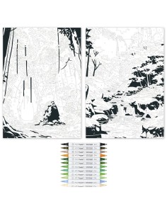 Maker Art Studio - Marcadores por número 3 KIT ADULTO 2