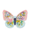 Cuentas de madera tipo mariposa