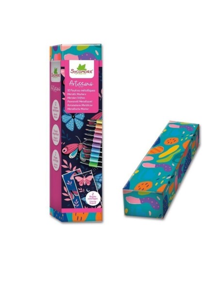 Sycomore rotuladores metálicos - set creativo 10 colores