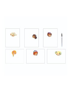 Kit Creativo Pockets Coloreado Mágico con Agua Mundos Fantásticos 2