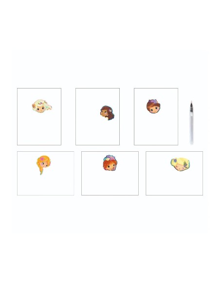 Kit Creativo Pockets Coloreado Mágico con Agua Mundos Fantásticos