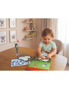 Kit Creativo Pockets Pegatinas por Números Animales Misteriosos 2
