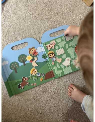 Juego magnético de granja