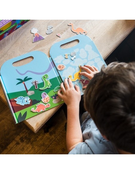 Juego magnético de dinosaurios