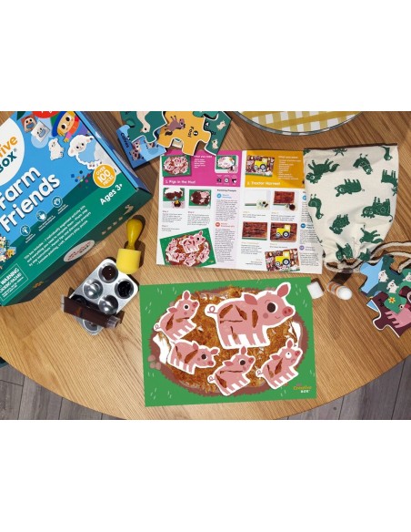Caja de actividades de manualidades Granja