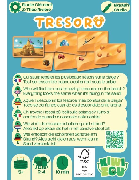 Tesoro - Juego de observación y estrategia. Busca tesoros escondidos