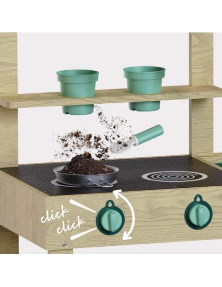 Cocina de Juguete Exterior para jugar con tierra y agua Topbright