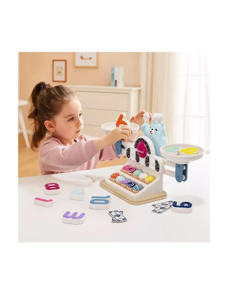 Balanza Educativa de Madera  Topbright