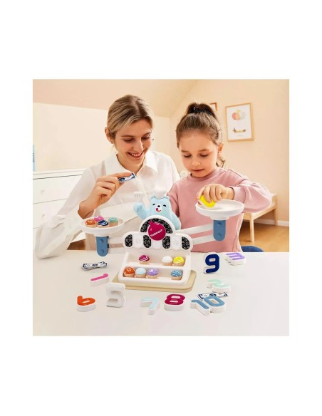Balanza Educativa de Madera  Topbright