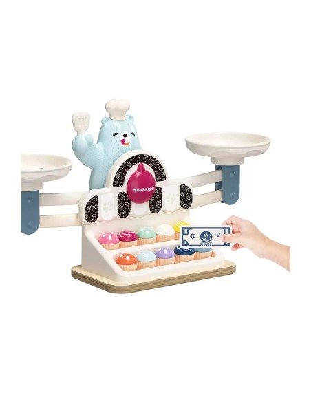 Balanza Educativa de Madera  Topbright