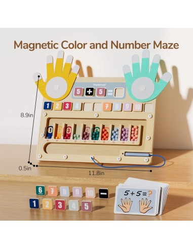 Matemáticas de dedos y cuentas Topbright