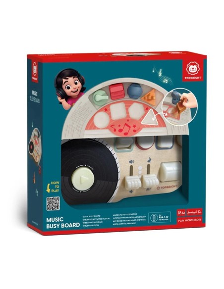 Tablero de Actividades Musicales Montessori Topbright