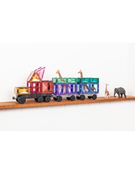 Construcción Connetix Transporte Pastel 50 Piezas