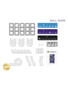 Pack Connetix Ball Run Galaxy con Luz 61 piezas 2