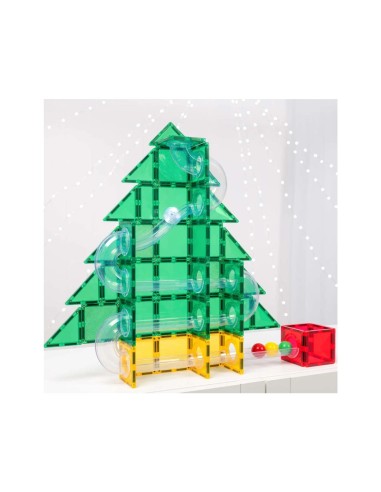 Pack Connetix Ball Run Christmas Special Edition Christmas 71 piezas