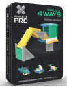 Connetix PRO Build It 4 Ways Vehicles Pack 30 piezas