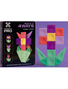 Connetix PRO Build It 4 Ways Flowers Pack 21 piezas 2