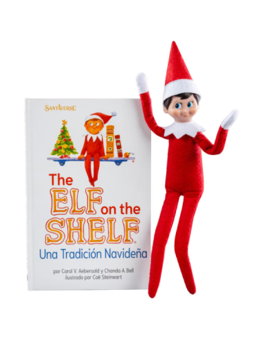 Cuento y Muñeco Elfo Explorador Niño The Elf On The Shelf Articulado