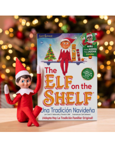 Cuento y Muñeco Elfo Explorador Niño The Elf On The Shelf Articulado