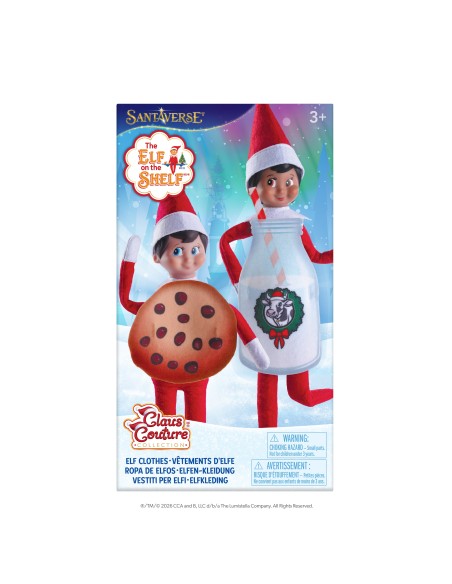 The Elf on The Shelf – Disfraz de Galleta y Botella de Leche