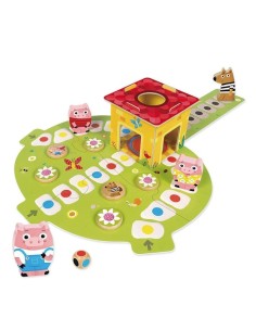 Juego de mesa cooperativo Los tres cerditos Goula 2