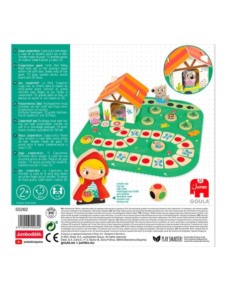 Juego de mesa cooperativo Caperucita Roja Goula