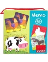 Goula - Memo: Loto Animales Granja, Juego Educativo de Memoria