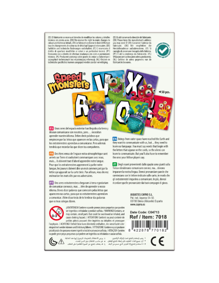 Speed Monsters – Reto de Memoria, vocabulario y Rapidez