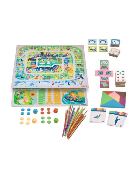 Juegos de mesa Mis primeros 6 juegos Cayro - Pack clásico infantil