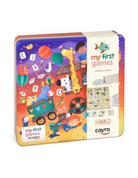 Juegos de mesa Mi primer Formapalabras - Juego infantil en caja metálica