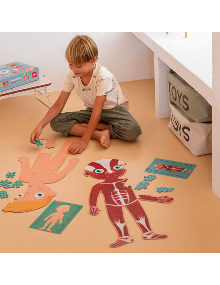 Puzle educativo Cuerpo Humano Apli